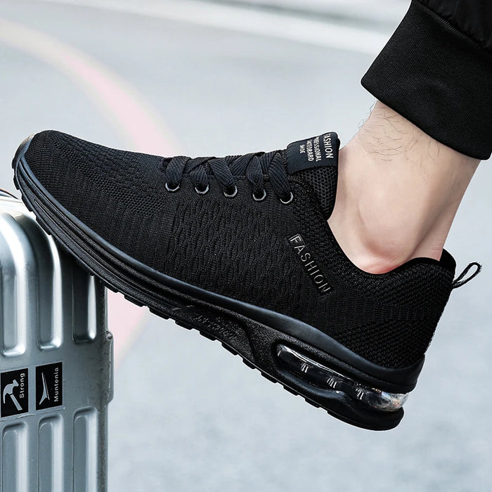 Black Comfortable Sports Shoes for Men Size 47 Atmospheric Air Cushion For Walk Shoes Sneakers Casual Running Shoes Footwear