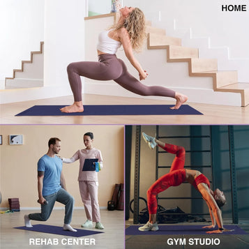 Foldable Yoga Mat Knee Pad- Easy to Storage Travel Yoga Mat Foldable Lightweight for Fitness - Anti Slip Folding Exercise Mat