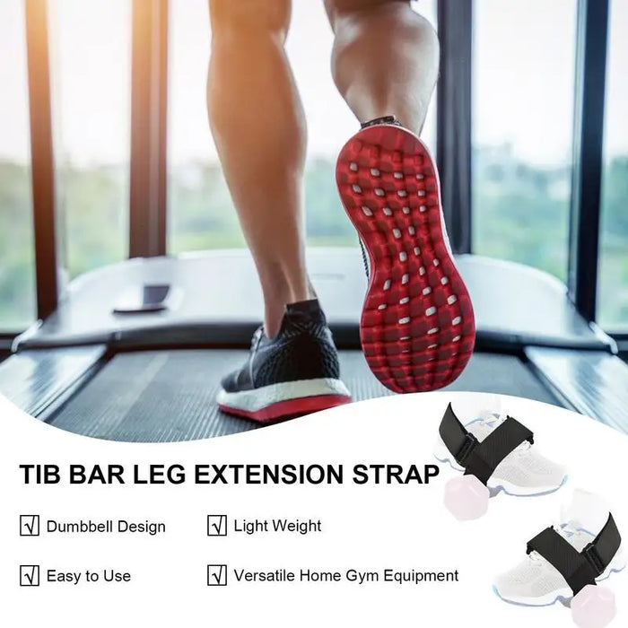 Dumbbell Foot Strap Leg Weight Strap For Tibialis Foot Trainer Portable Weight Dumbbell Foot Strap Ankle Weights Strap For