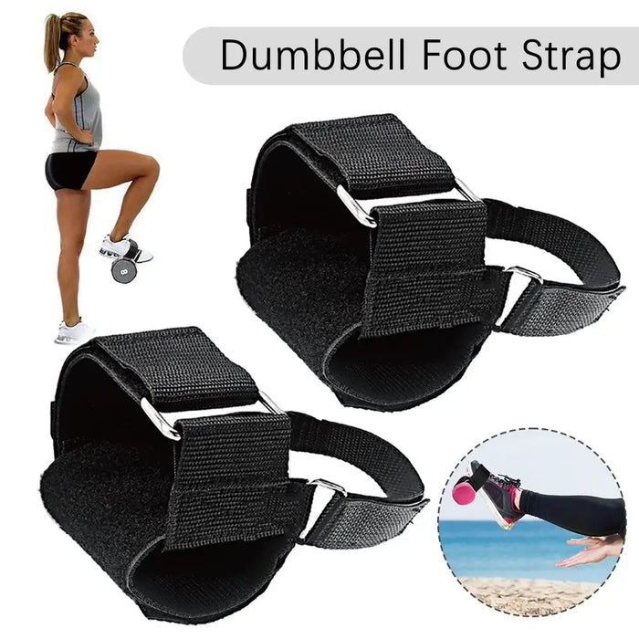 1/2 Pack Leg Muscle Trainer Dumbbell Foot Strap Adjustable Muscle Training Strength Tool Leg Weight Ankle Strap Exercise W3P3