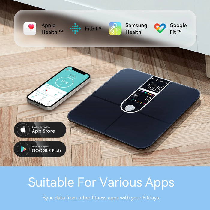 Smart Body Fat Scale – FSA/HSA Eligible, BMI & Color Display Digital Scale