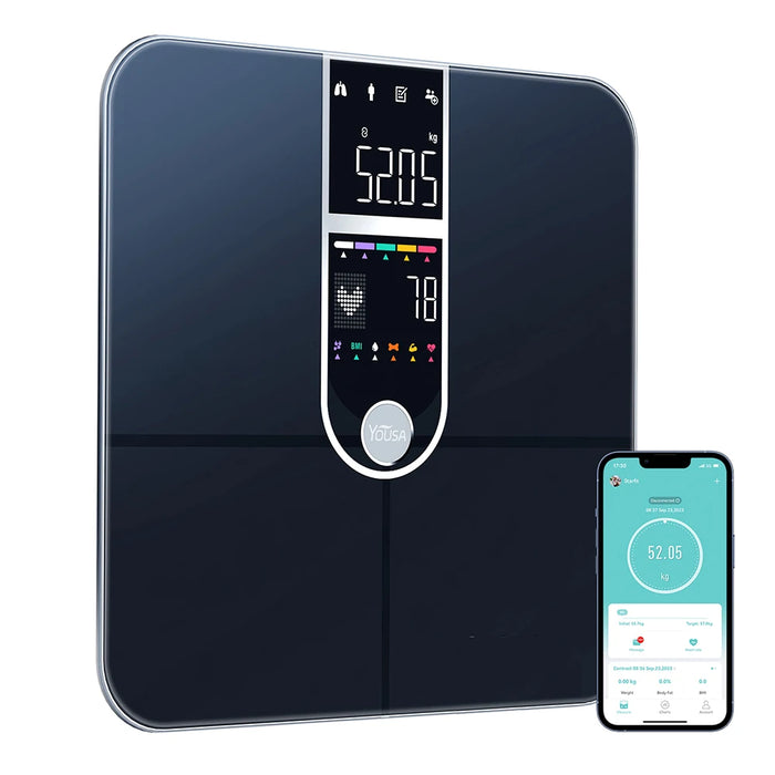 Smart Body Fat Scale – FSA/HSA Eligible, BMI & Color Display Digital Scale