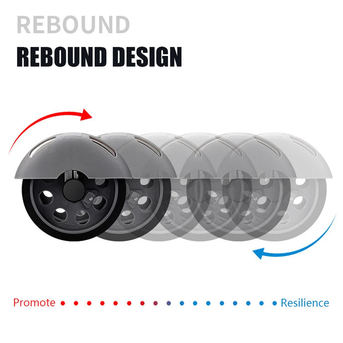 AB Roller Sport Abdominal Wheel Exercise Equipment Workout Muscle Trainer Weight Barbell Push-Up Roller Nonoise Home Gym Fitness