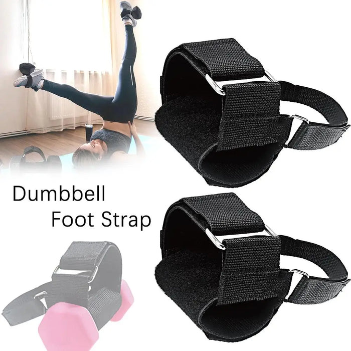1/2 Pack Leg Muscle Trainer Dumbbell Foot Strap Adjustable Muscle Training Strength Tool Leg Weight Ankle Strap Exercise W3P3