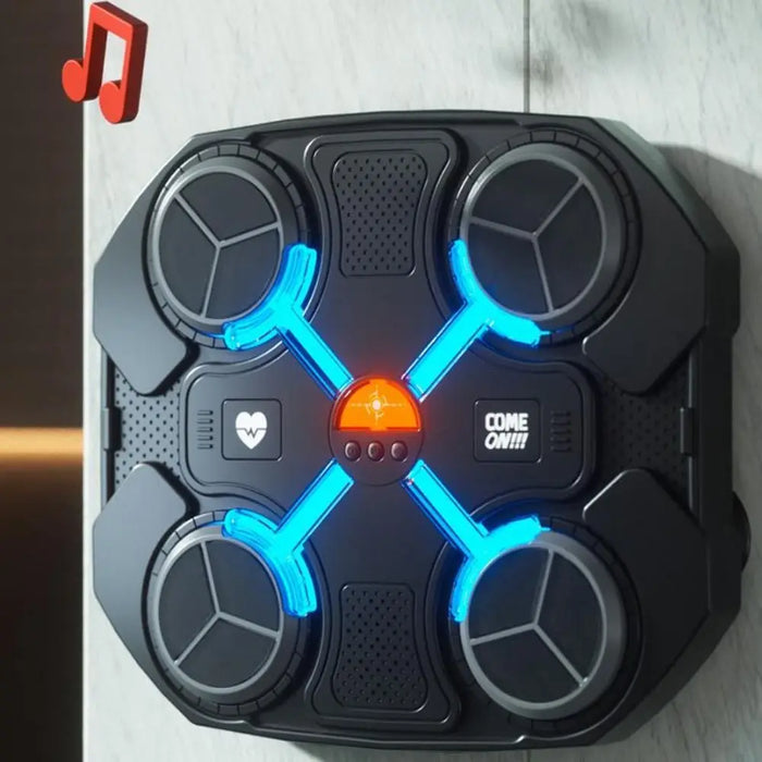 Smart Music Boxing Machine Boxing Target LED Lighted Music Boxing Training Wall Mounted BT Link Electronic Boxing Wall Target