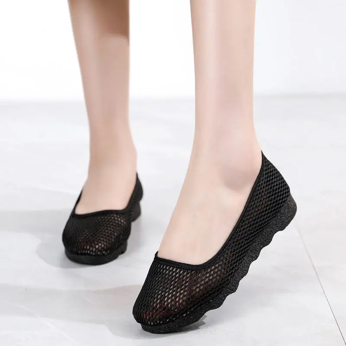 Women Tennis Shoes Breathable Mesh Woman Sports Shoes Light Outdoor Jogging Walking Sneakers Slip on Female Footwear Flats Shoes