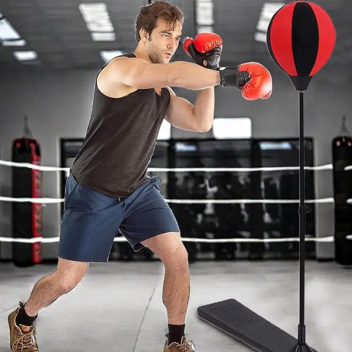 Boxing Bag For Kids Height Adjustable Sports Equipment With Boxing Gloves Sport Toy Boxing Set Standing Boxing Exercise Punch