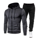 "Men's Camouflage Sportswear Set – Hoodie & Sweatpants 2 Piece"