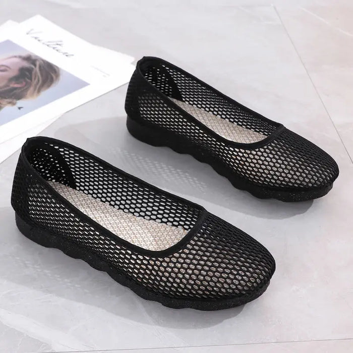 Women Tennis Shoes Breathable Mesh Woman Sports Shoes Light Outdoor Jogging Walking Sneakers Slip on Female Footwear Flats Shoes