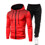 Casual men's camouflage sportswear set for autumn and winter wear