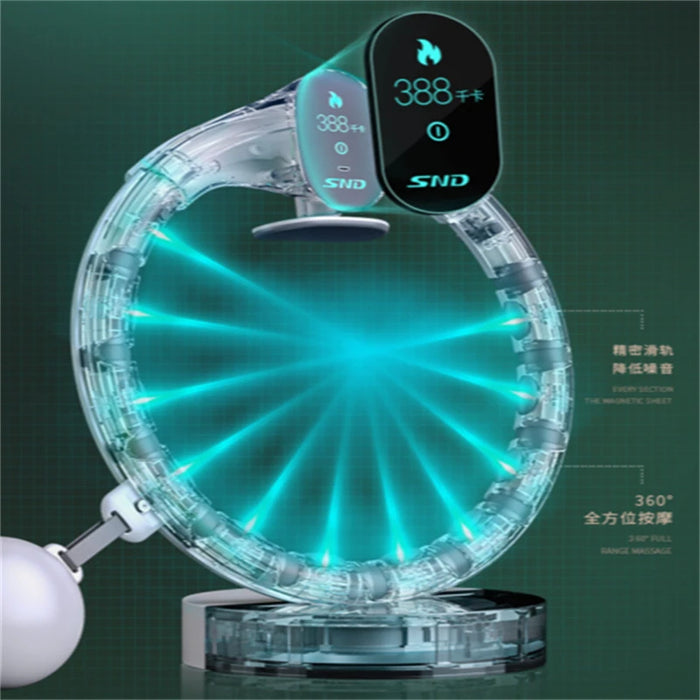 Smart sport hoops Weighted Exercise Hoops for Adults Easy Detachable Design with Adjustable Weight Fitness Equipment for Home