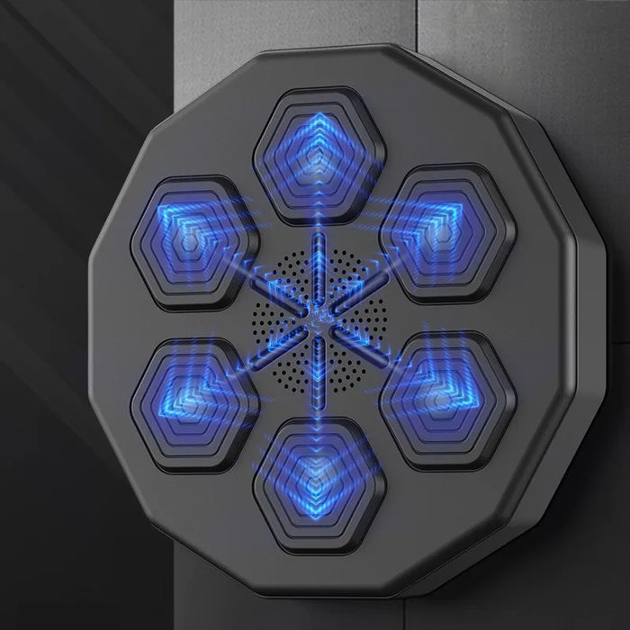 Smart Music Boxing Exerciser Electronic Wall-mounted Sandbag Reaction Training with Bluetooth Sensor for Children and Adults