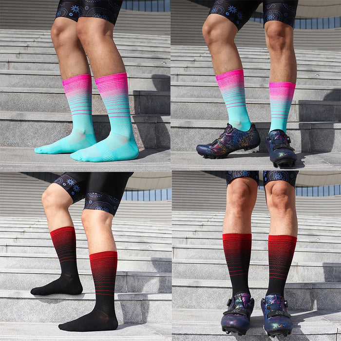 Sport Socks Unisex Cycling Socks Men Outdoor Sports Socks Bike Footwear for Road Bike Socks Running Basketball