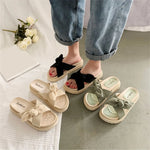 Lightweight women's summer platform sandals with durable sole