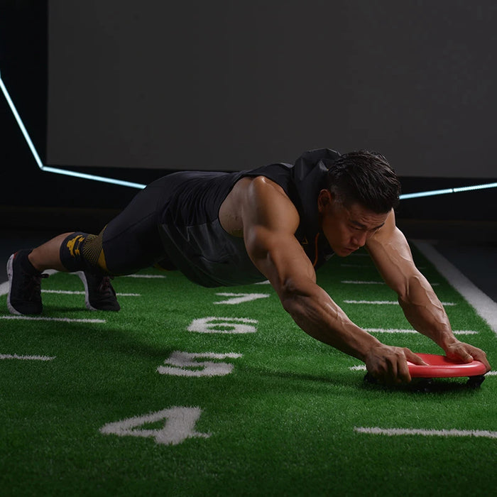 Unisex Abdominal Trainer Home Gym Muscle Training Workout Core Abdominal Plate Fitness Exercise Equipment Four Wheel Ab Roller