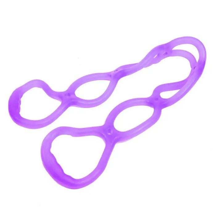 7 Holes Elastic Silicone Resistance Band Exercise Elastic Band Strength Pull Up Assist Band Workout Pilates Yoga Training Band
