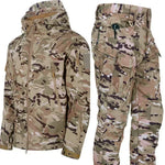 "Men's Waterproof Fleece Jackets – Winter Outdoor Tactical Suits"