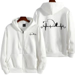 "Men's Tracksuit Sweatshirt – Zip Up Hoodie & Sportswear Pants"