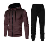"Men's Camouflage Sportswear Set – Hoodie & Sweatpants 2 Piece"
