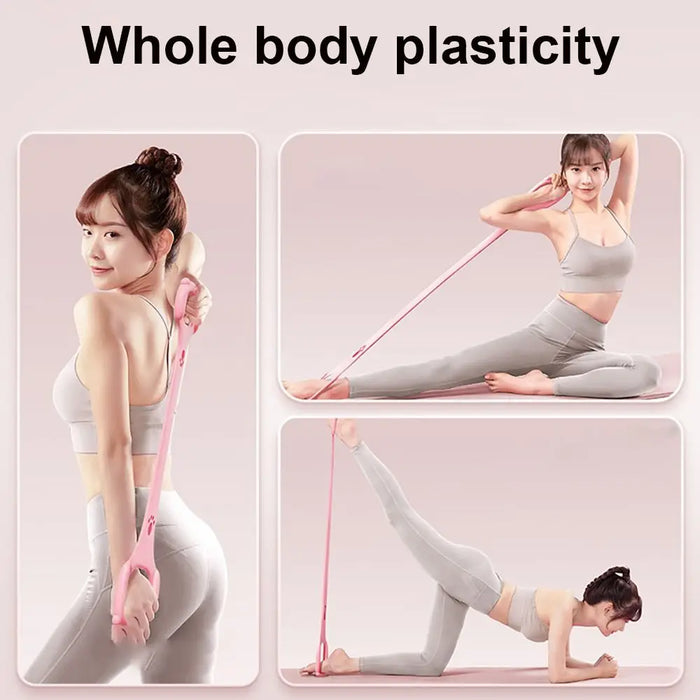 TPR Resistance Bands Elastic Pull Up Assist Yoga 8Word Tension Device Portable Bodybuilding Back Training Rope Fitness Equipment