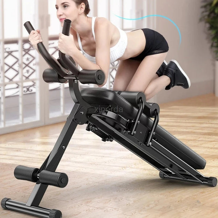 AB Abdominal Training Machine Kneeling Push Thin Belly Waist Abdominal Muscle Trainer Indoor Sport Fitness Equipment For Women