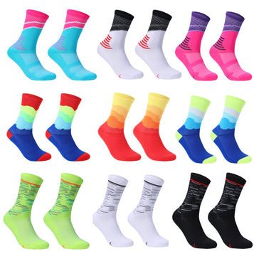 Sports Sport Outdoor Socks Men Unisex Cycling Socks Socks Bike Footwear for Road Bike Socks Running Basketball