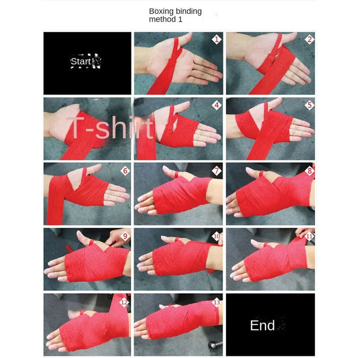 3m Cotton Bandage Boxing Wrist Bandage Hand Wrap Combat Protect Boxing Kickboxing Muay Thai Handwraps Training Gloves