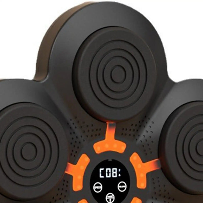 Smart Music Boxing Machine Wall Mount Low Noise with Gloves Electronic Music Boxing Wall Target for Training Gym Home Indoor