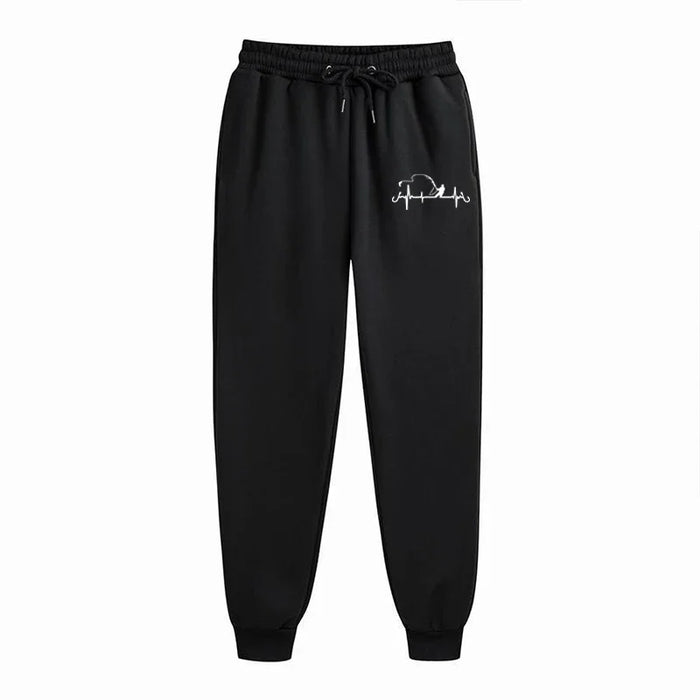 Casual men's tracksuit sweatshirt set for autumn and winter