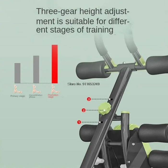 Waist Machine Abdomen Dual Track Abdominal Muscle Abdominal Muscle Training Fitness Equipment Home Use Exercise
