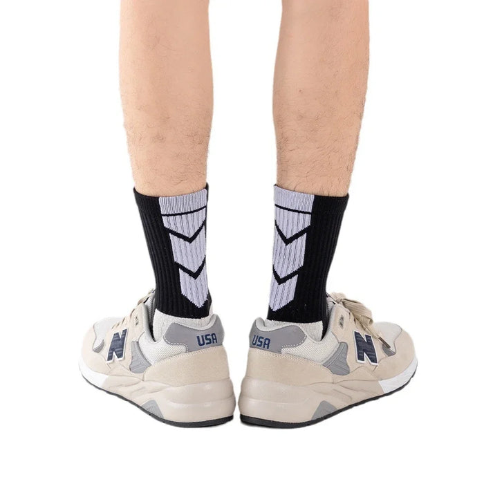 Cycling Socks Unisex Men Women Outdoor Sports Running Basketball Footwear Road Bike MTB Riding Socks Non-slip Mid length Socking