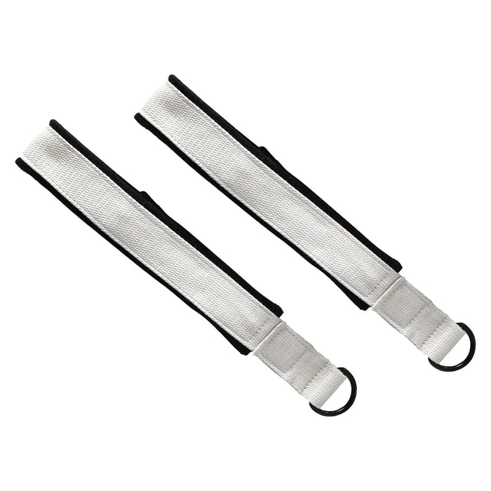2Pcs Pilates Double Loop Straps Exercise Yoga Straps D Rings Straps Handle for Beginner Workout Improve Flexibility Adults