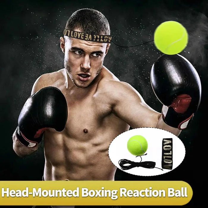 Boxing Balls Hand-eye Reaction Home Sandbag Speed Fitness Headband Muay Thai Equipment Boxeo Fight Punching Skill D9j3