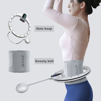 Smart sport hoops Weighted Exercise Hoops for Adults Easy Detachable Design with Adjustable Weight Fitness Equipment for Home