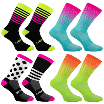 Sport Socks Unisex Cycling Socks Men Outdoor Sports Socks Bike Footwear for Road Bike Socks Running Basketball