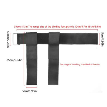 Gym Ankle Straps 2pcs Ankle Straps Dumbbell Attachment Ankle Weights Leg Lift Exercise Equipment Feet Weight Lifting Foot