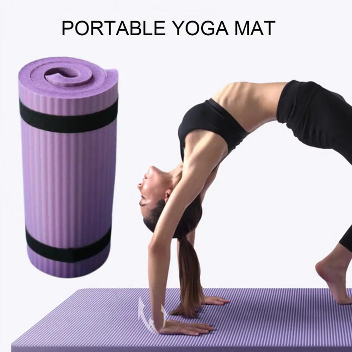 Yoga Sports Mat Non-slip Professional Rubber Pilates Gymnastics Mat Floor Exercise Gym Mat Home Fitness Equipment