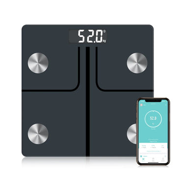 Smart Digital Bathroom Scale – Body Weight, Fat, BMI & Muscle Analyzer