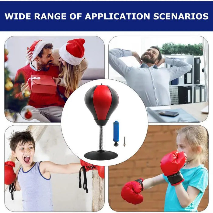 Fun Punch Rage Bag Boxing Punching Ball For Mood Relief Suctions To Your Desk Boxing Equipment For Anger Management Toys