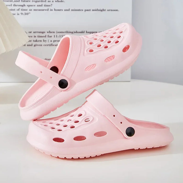 Sandals Summer Casual Garden Clogs Shoes Outdoor Shoes Anti Slip Thick Sole Beach Slippers without heels Croxie shoes for women