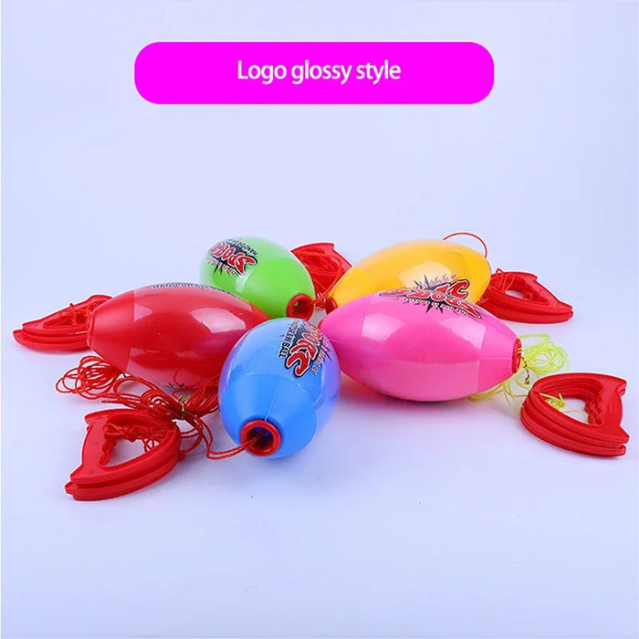 Children Outdoor Interactive Pulling Elastic Speed Balls Fun Collision Sensory Training Sport Games Toy For Kids Adults Gift