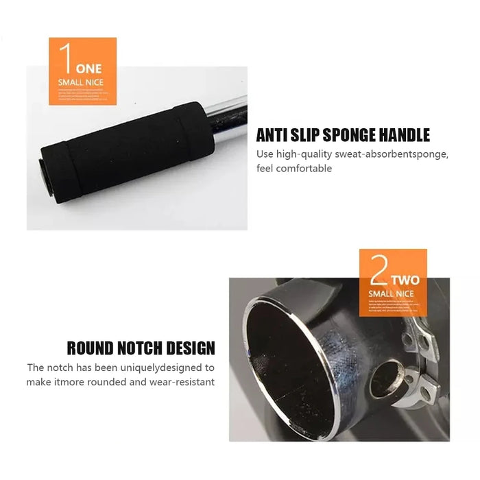 AB Roller Sport Abdominal Wheel Exercise Equipment Workout Muscle Trainer Weight Barbell Push-Up Roller Nonoise Home Gym Fitness