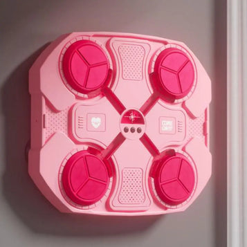 Smart Music Boxing Machine LED Lighted BT Link Music Boxing Training USB Charging Wall Mounted Electronic Boxing Wall Target