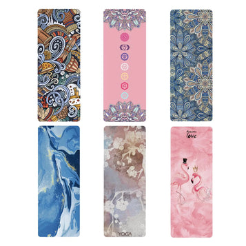 High Density Exercise Mat Suede Yoga Blanket Yoga Mat for Fitness Home Gym