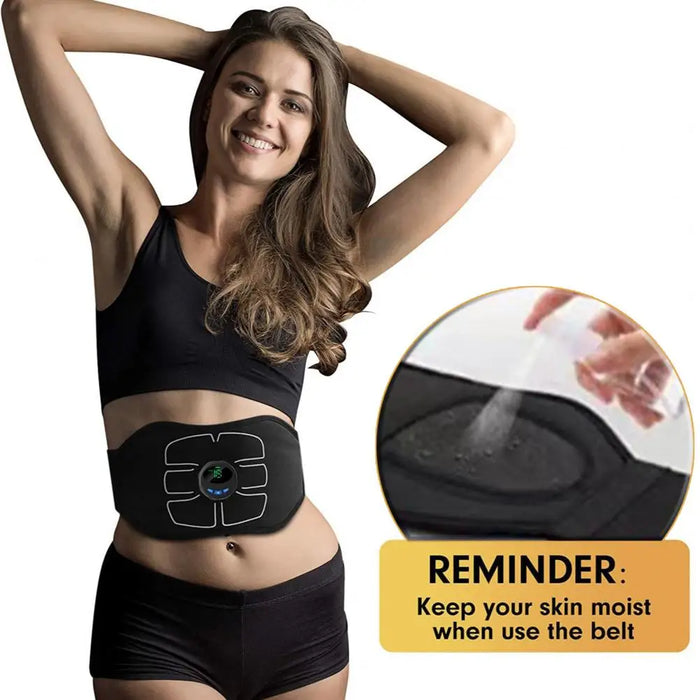 Abdominal Toning Belt ABS Stimulator Pulse Abdominal Toner Men Women Fitness Electronic Muscle Stimulator Gym Workout Equipment