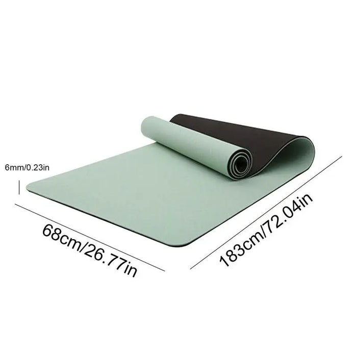 Thick Yoga Mat Fitness Mat Pilates Mat 6/8mm Exercise Yoga Mat Non Slip Pilates Gym Mat Reusable Yoga Cushion For Women Men Kids