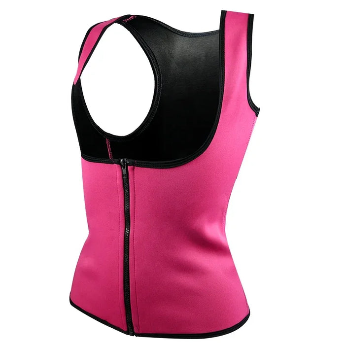 Plus SizeS-6XL Women Shapewear Weight Loss Neoprene Sauna Sweat Waist Trainer Corset Tank Top Vest Sport Workout Slimming Shaper