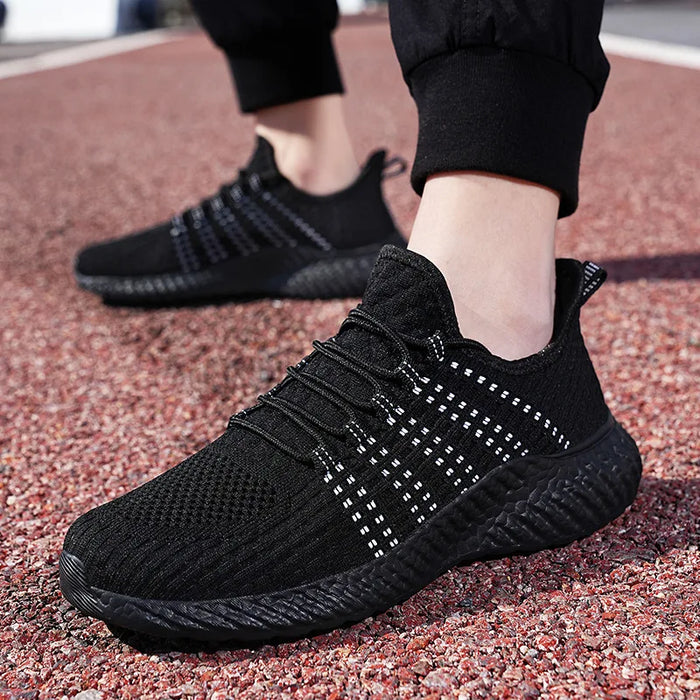 Running Shoes Breathable Outdoor Sports Shoes Lightweight Lace-UP Sneakers for Women Comfortable Athletic Men Training Footwear