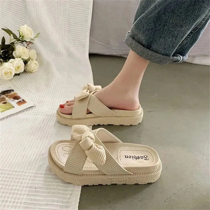 "Women's Summer Platform Sandals – Fairy Style Roman Flat Shoes"