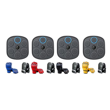 Music Boxing Machine Smart Boxing Trainer with Gloves Electronic Music Boxing Wall Target for Fitness Home Karate Sports Gym